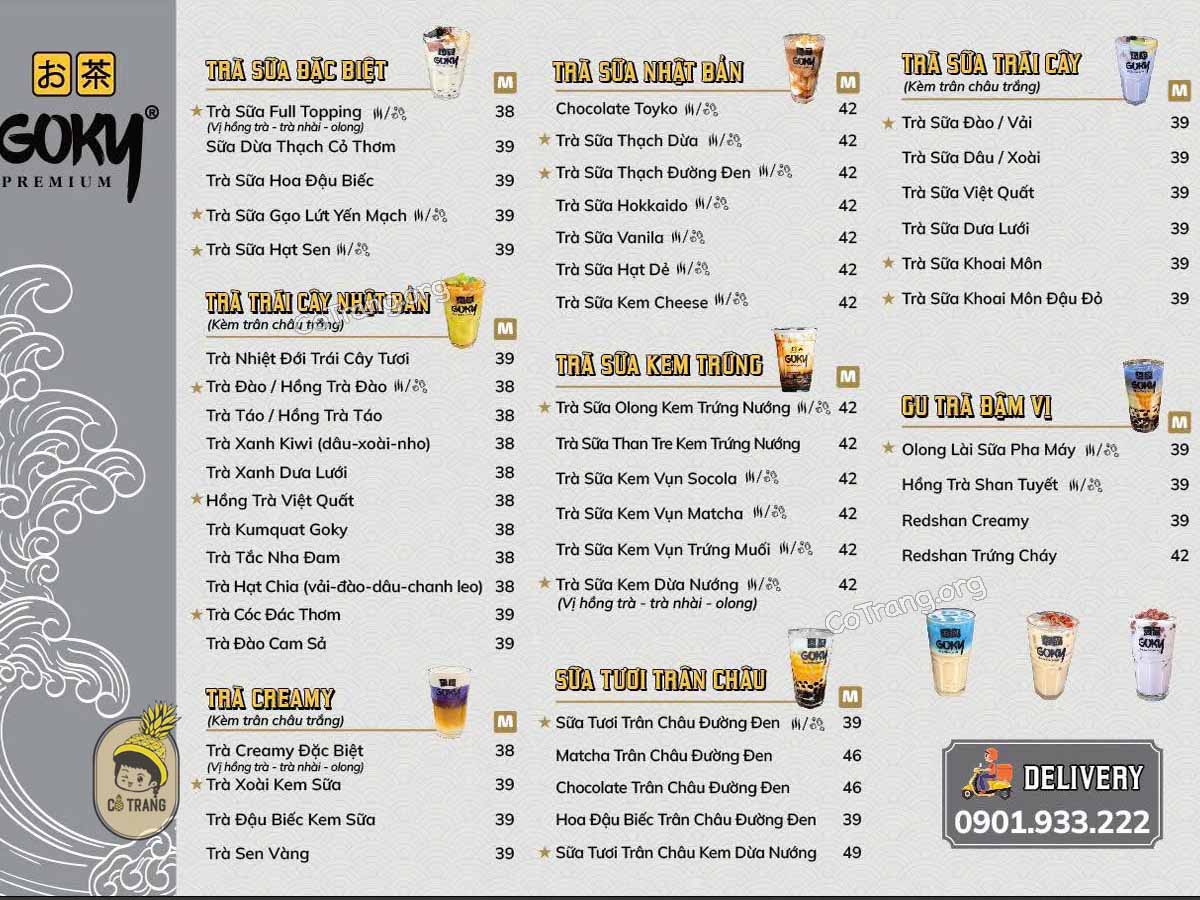Menu GoKy Gia Lai
